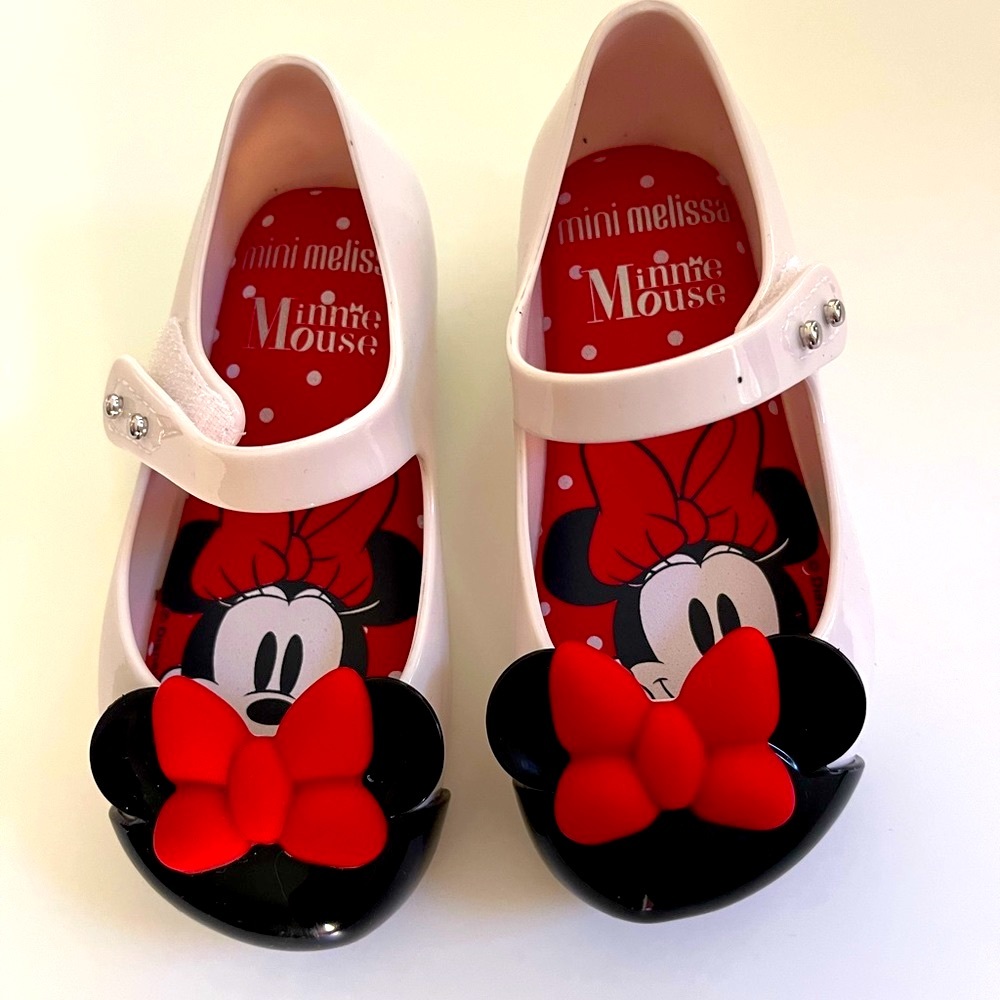 NEW!! Super cute! Minie mouse mini Melissa little shoes